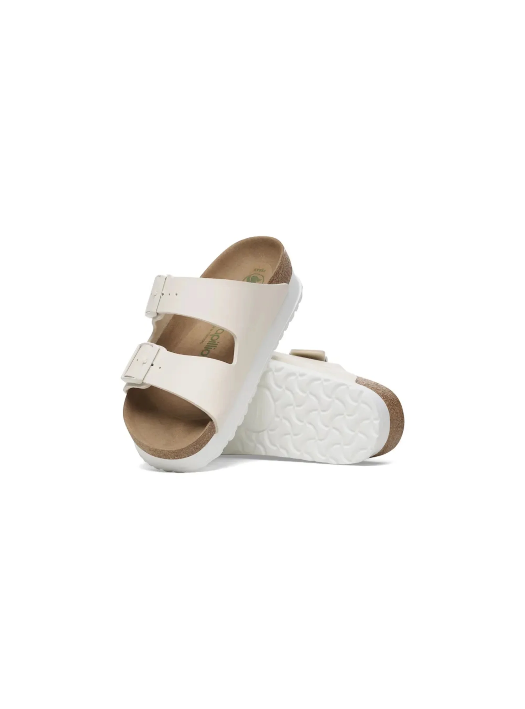 Birkenstock Damskie Klapki Arizona Platform - Beżowe