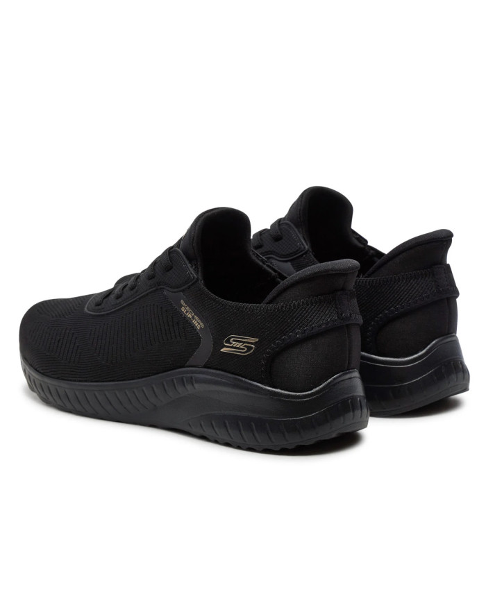 Skechers Damskie Sneakersy Bobs Squad Chaos Current Muse Wygodne - Czarne