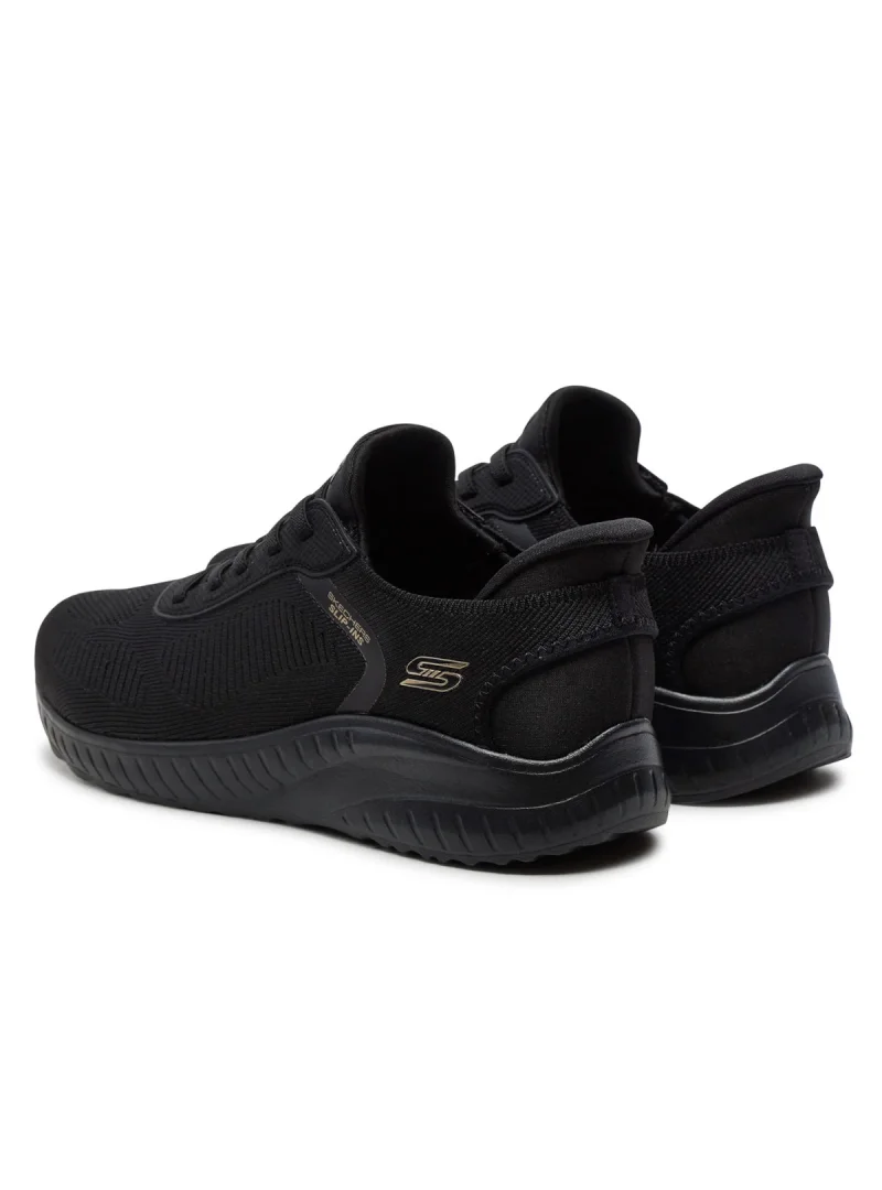 Skechers Damskie Sneakersy Bobs Squad Chaos Current Muse Wygodne - Czarne