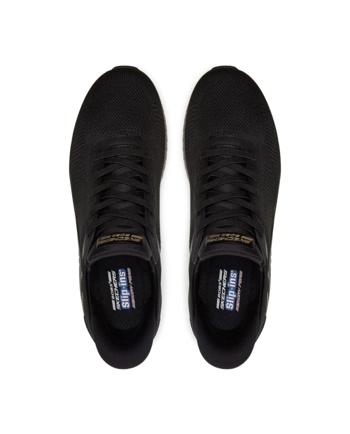 Skechers Damskie Sneakersy Bobs Squad Chaos Current Muse Wygodne - Czarne