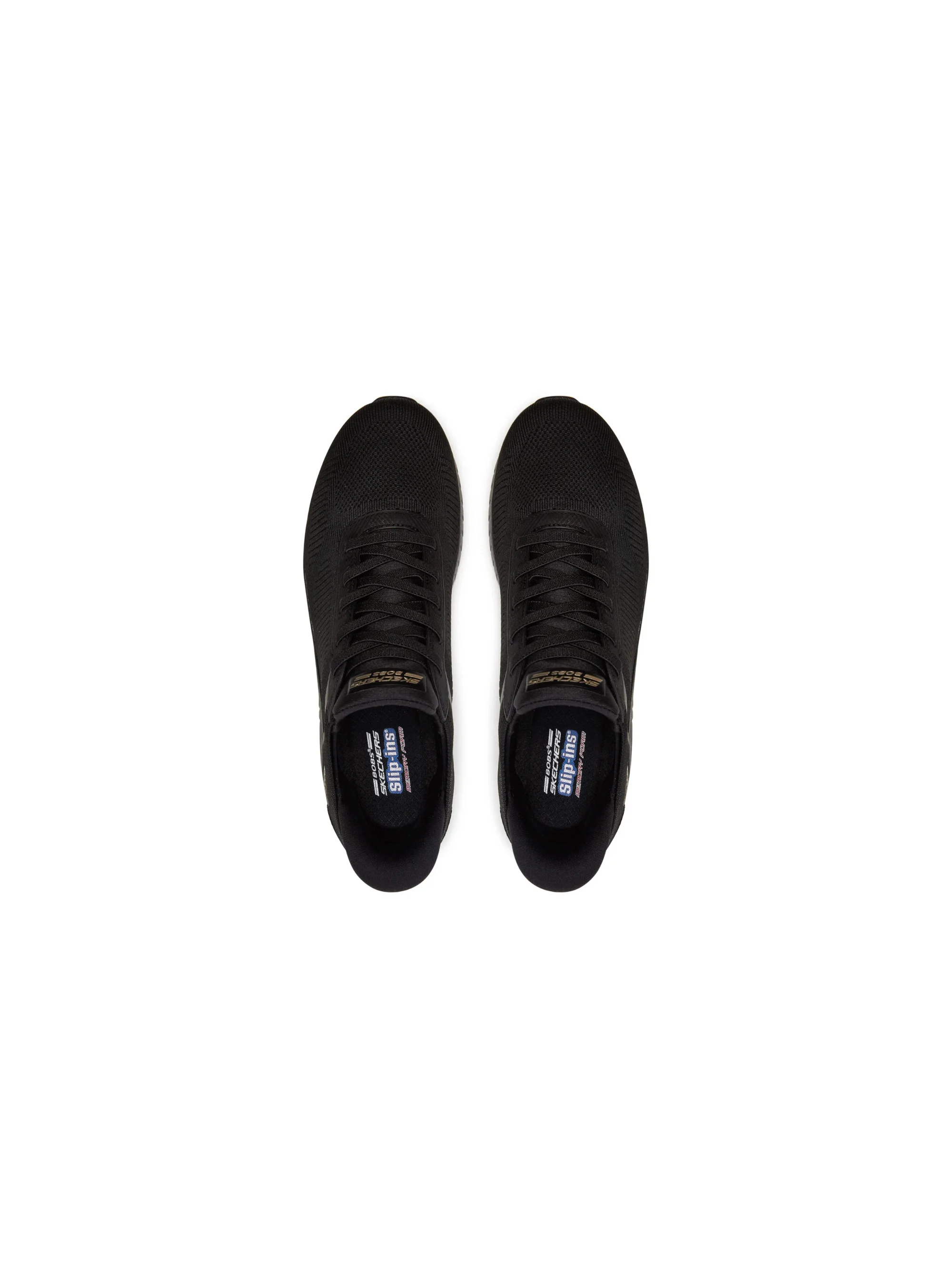 Skechers Damskie Sneakersy Bobs Squad Chaos Current Muse Wygodne - Czarne