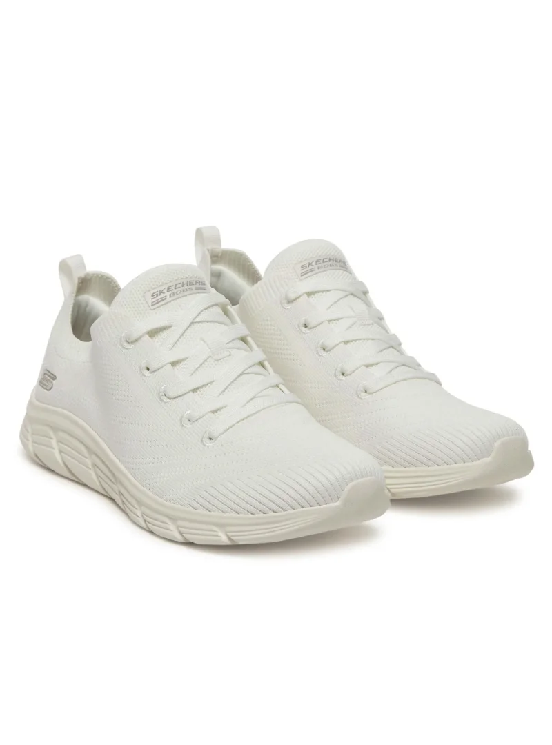 Skechers Damskie Sneakersy BOBS B Flex Lo Graceful Stride Wygodne - Białe