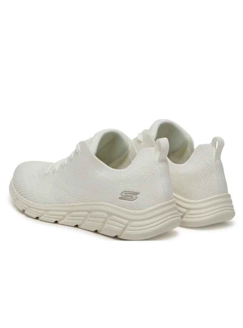 Skechers Damskie Sneakersy BOBS B Flex Lo Graceful Stride Wygodne - Białe