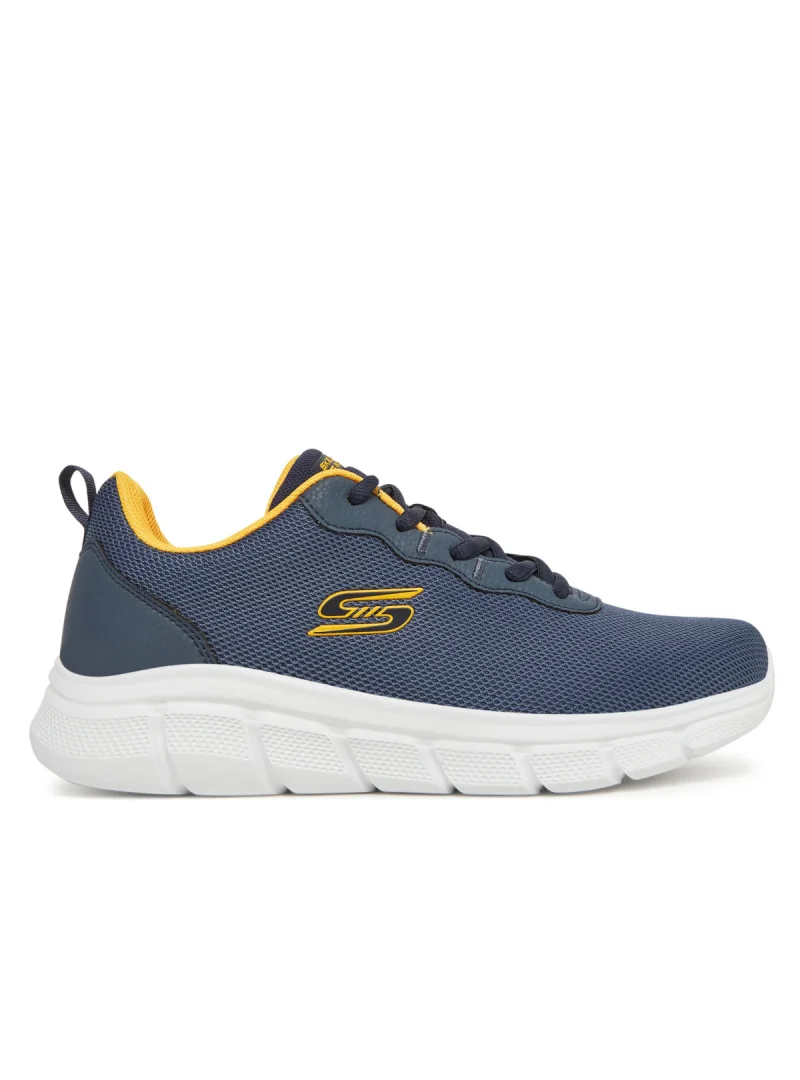 Skechers Męskie Sneakersy Bobs B Flex Icy Edge Lekkie - Granatowe