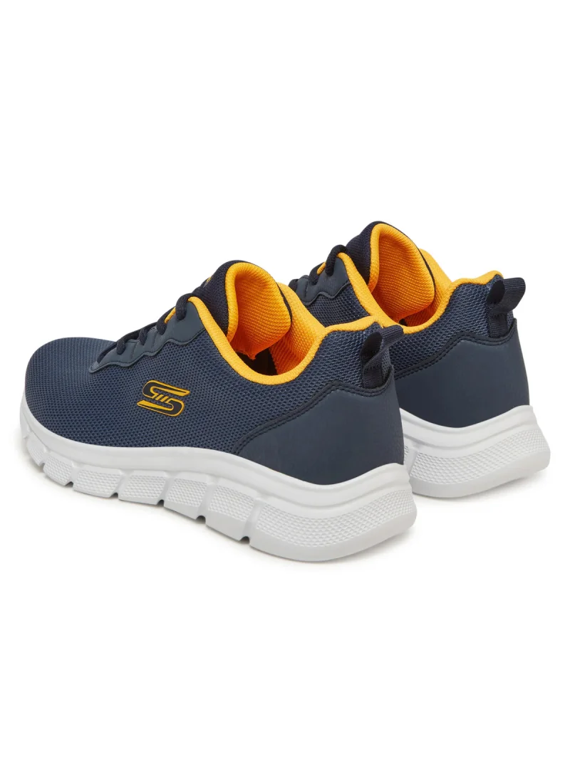 Skechers Męskie Sneakersy Bobs B Flex Icy Edge Lekkie - Granatowe