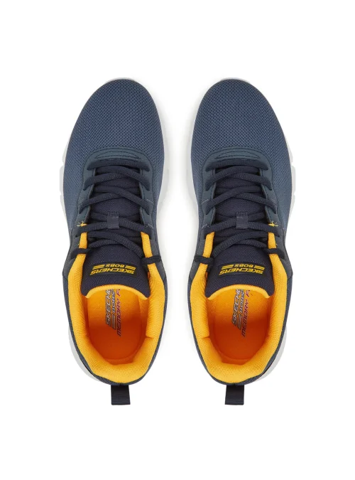 Skechers Męskie Sneakersy Bobs B Flex Icy Edge Lekkie - Granatowe