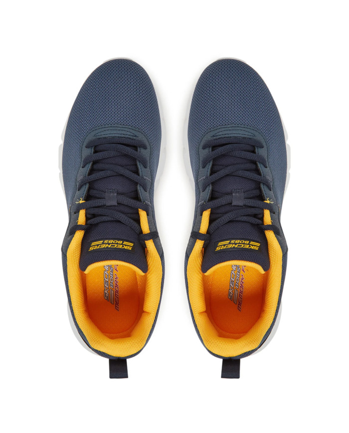 Skechers Męskie Sneakersy Bobs B Flex Icy Edge Lekkie - Granatowe