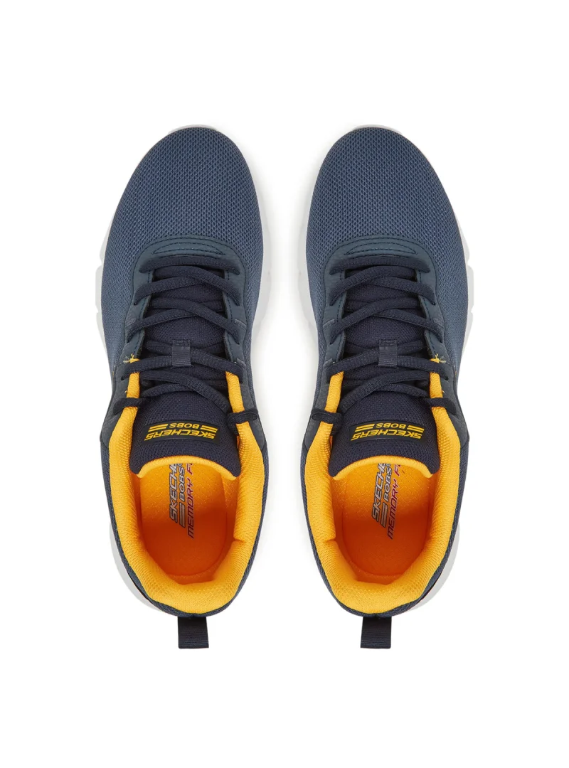Skechers Męskie Sneakersy Bobs B Flex Icy Edge Lekkie - Granatowe