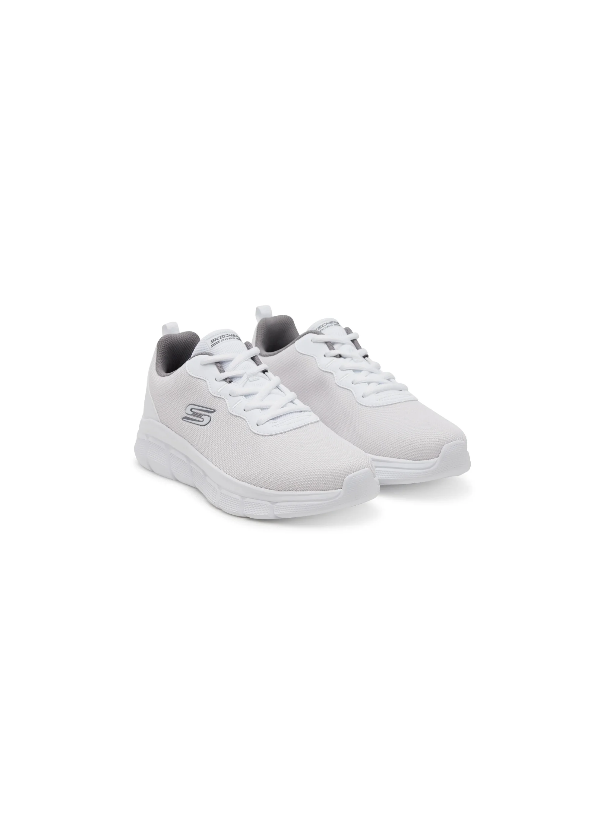 Skechers Męskie Sneakersy Bobs B Flex Icy Edge Lekkie - Białe