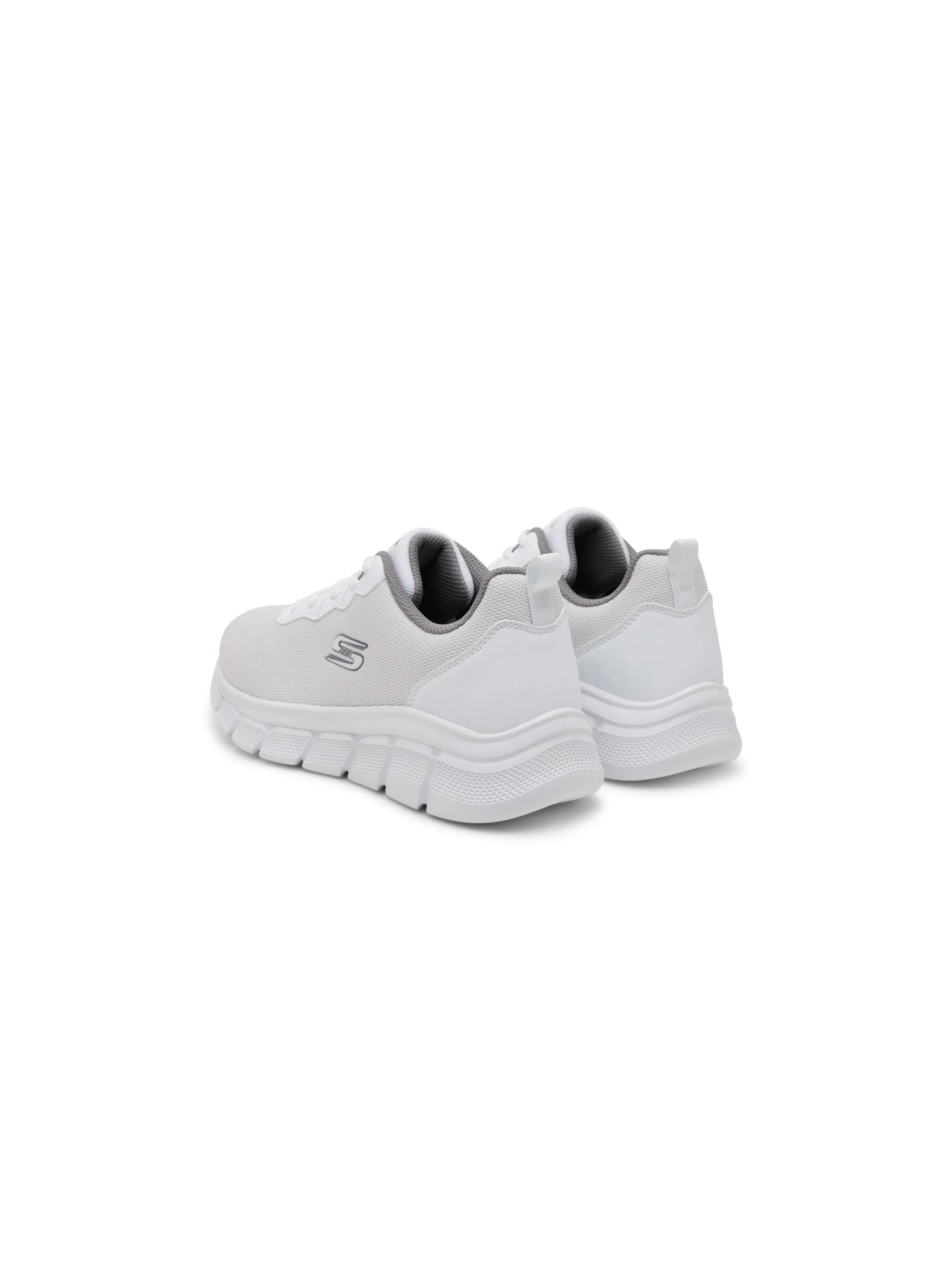 Skechers Męskie Sneakersy Bobs B Flex Icy Edge Lekkie - Białe