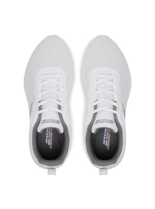 Skechers Męskie Sneakersy Bobs B Flex Icy Edge Lekkie - Białe
