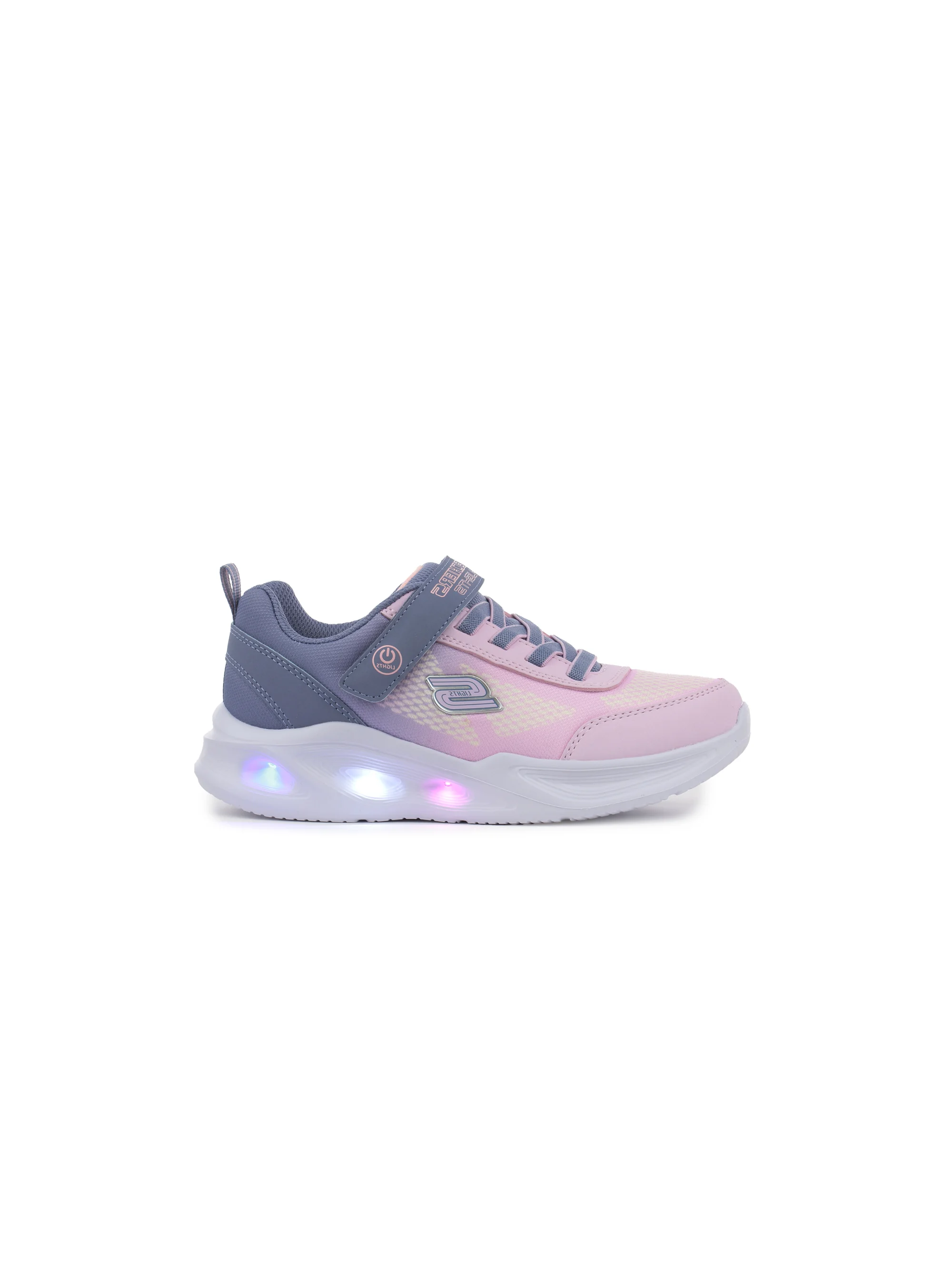 Skechers Junior Sneakersy Sola Glow - Różowe | Blask