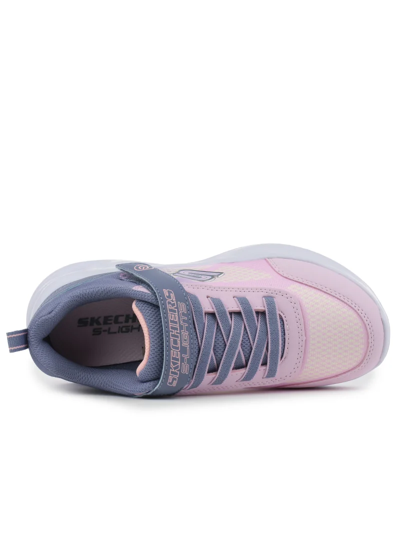 Skechers Junior Sneakersy Sola Glow - Różowe | Blask