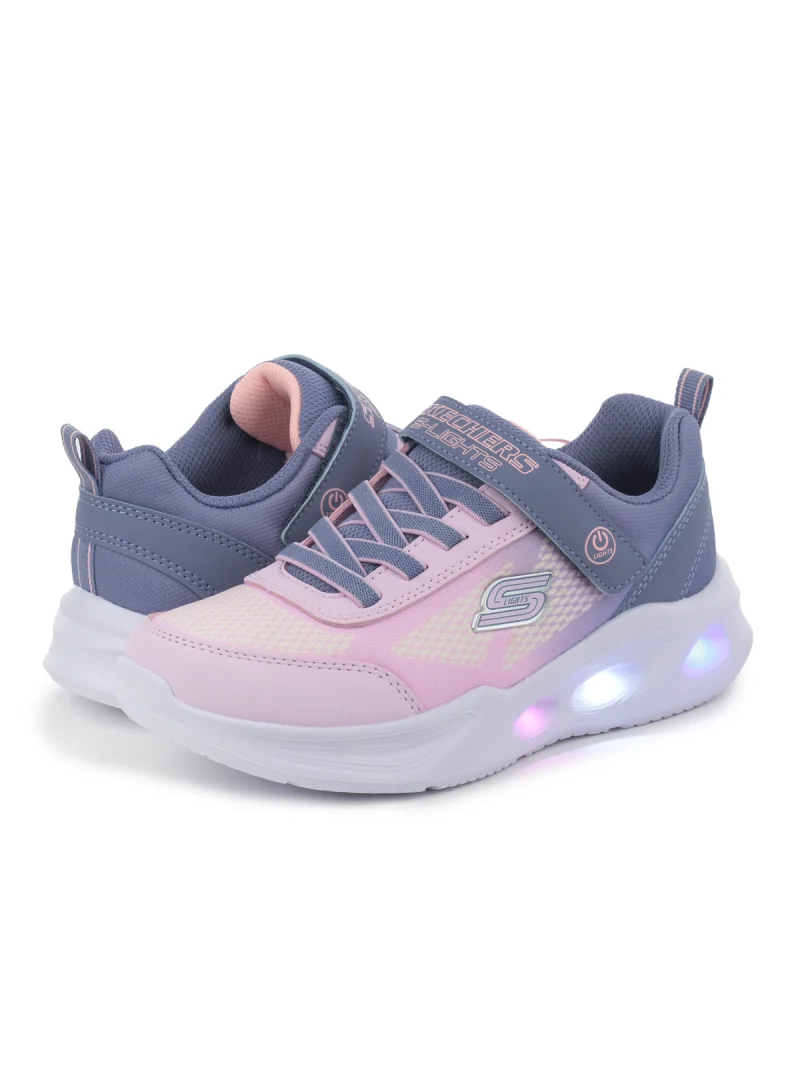 Skechers Junior Sneakersy Sola Glow - Różowe | Blask