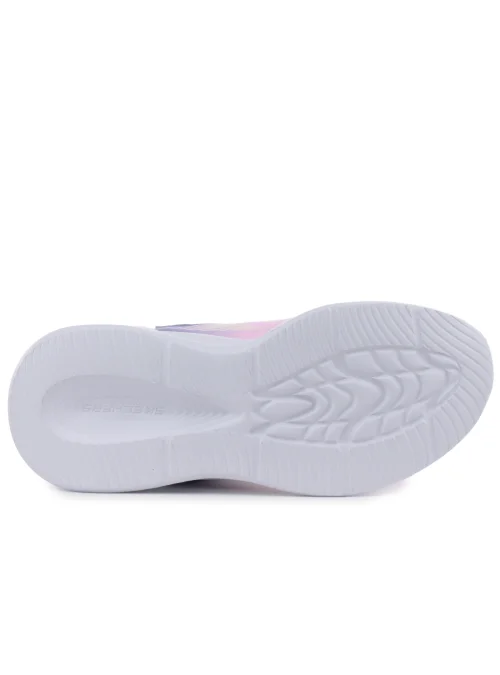 Skechers Junior Sneakersy Sola Glow - Różowe | Blask