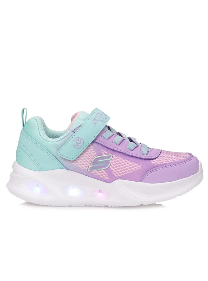 Skechers Junior Sneakersy Sola Glow Ombre Delux Dziewczęce - Różowe