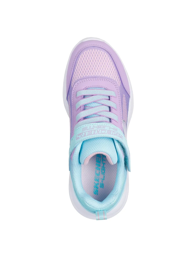 Skechers Junior Sneakersy Sola Glow Ombre Delux Dziewczęce - Różowe