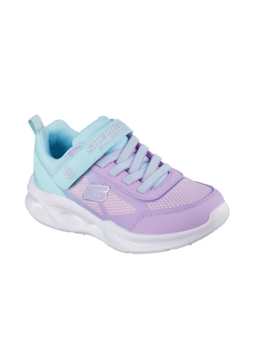Skechers Junior Sneakersy Sola Glow Ombre Delux Dziewczęce - Różowe