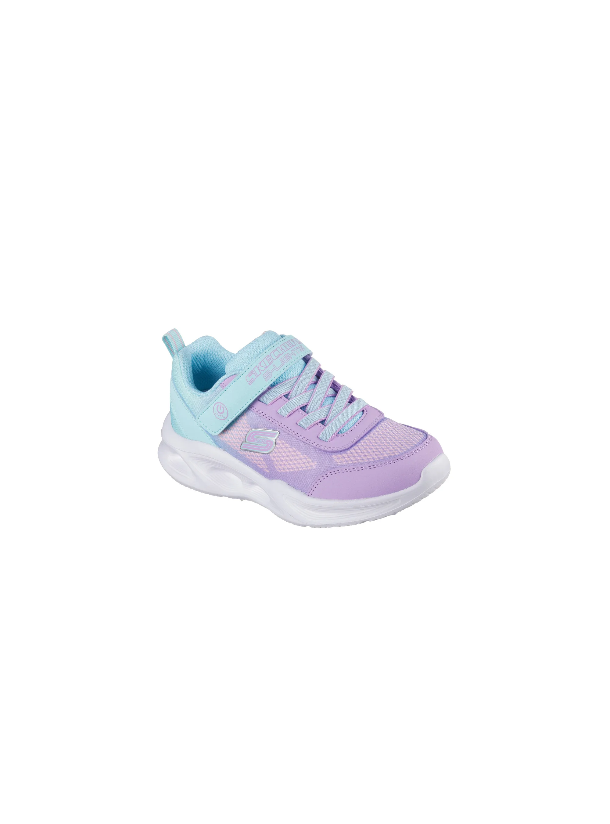 Skechers Junior Sneakersy Sola Glow Ombre Delux Dziewczęce - Różowe