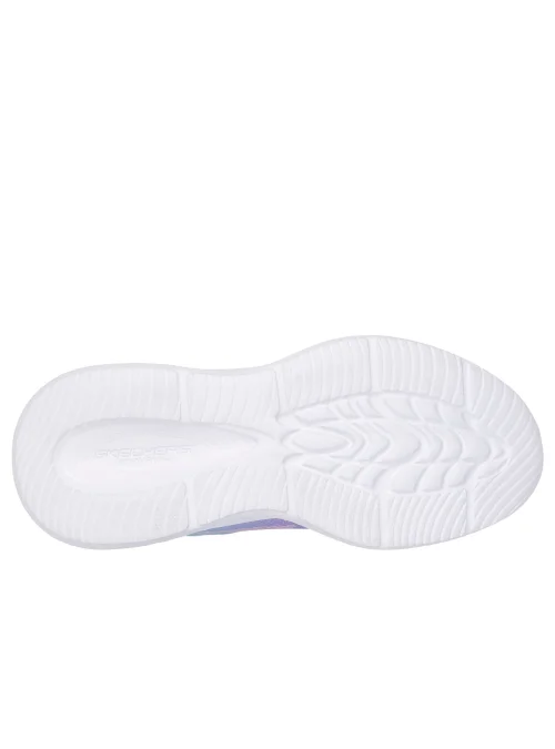 Skechers Junior Sneakersy Sola Glow Ombre Delux Dziewczęce - Różowe
