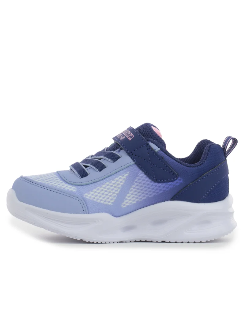 Skechers Junior Sneakersy Sola Glow Ombre Delux Świecące - Niebieskie