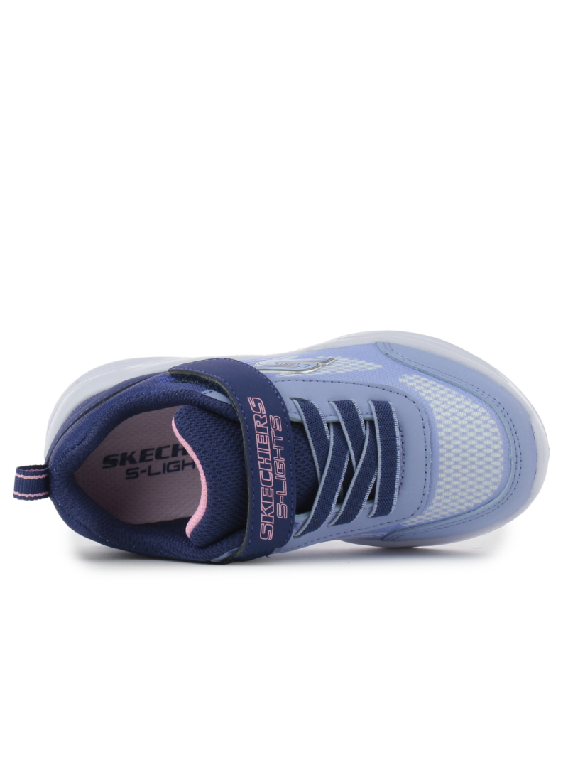 Skechers Dziecięce Junior Sneakersy Skechers Sola Glow Ombre Delux 303714NNVLB Niebieski | Sklep Monotox