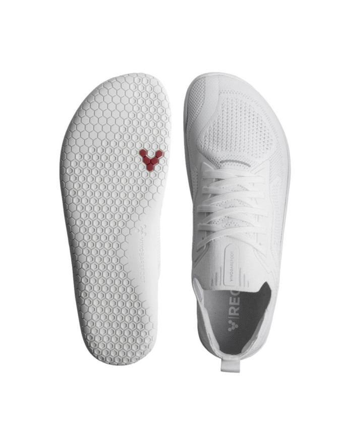 Vivobarefoot Primus Lite Knit Męskie – Sneakersy Białe | Kup Online