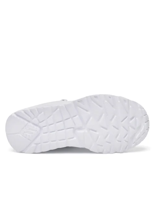 Skechers Junior Sneakersy Uno Lite Easy Zip - Białe