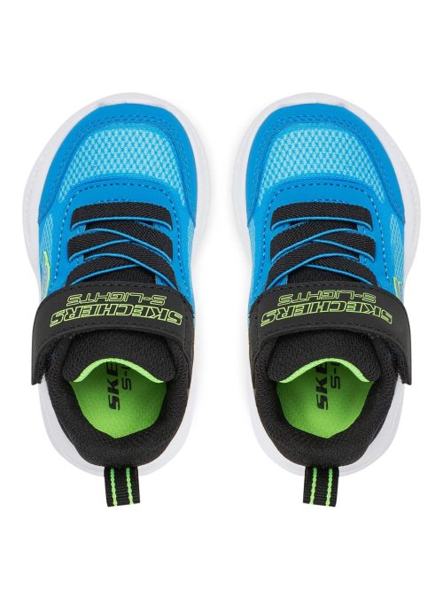 Skechers Dziecięce Sneakersy Skechers Meteor-lights Krendox 401495NBKBL Niebieski | Sklep Monotox