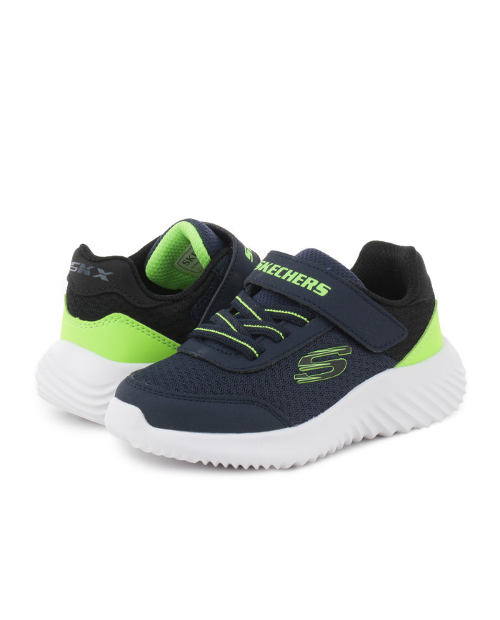 Skechers Bounder Trezic Junior – Sneakersy Niebieskie | Kup Online