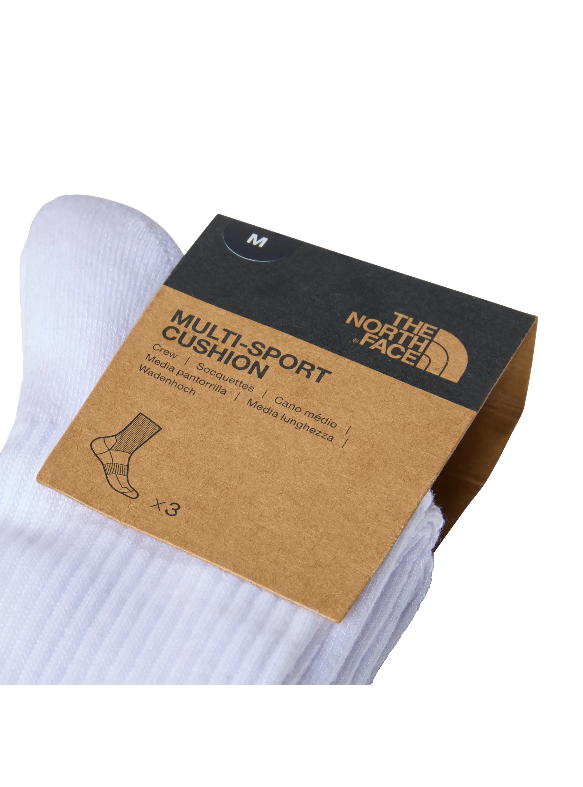 The North Face MULTI SPORT CUSH CREW SOCK 3P NF0A882HFN4