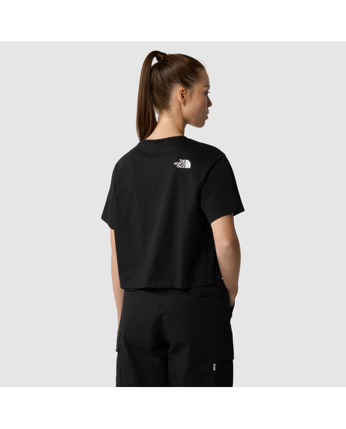 The North Face Damski T-shirt W Simple Dome Cropped Czarny | Oficjalny sklep | Monotox