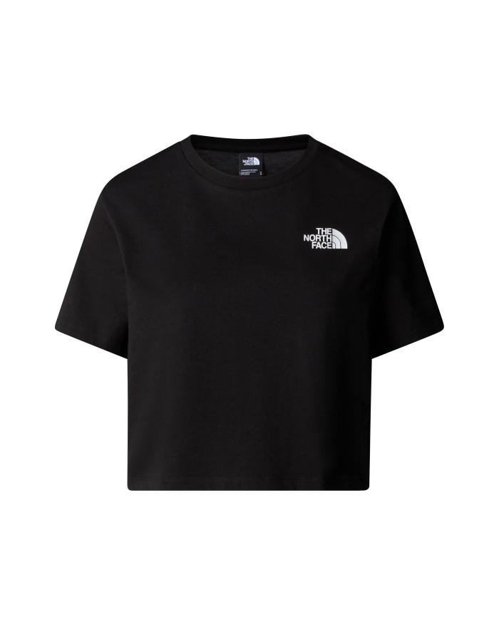 The North Face Damski T-shirt W Simple Dome Cropped Czarny | Oficjalny sklep | Monotox