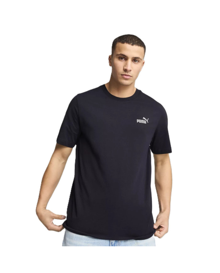 Puma T-shirt Ess Logo Męski Granatowy – Kup Online