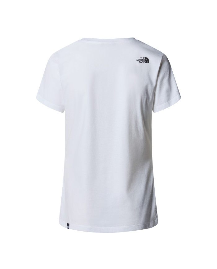 The North Face Damski T-shirt W S/s Simple Dome Slim Biały | Oficjalny sklep | Monotox