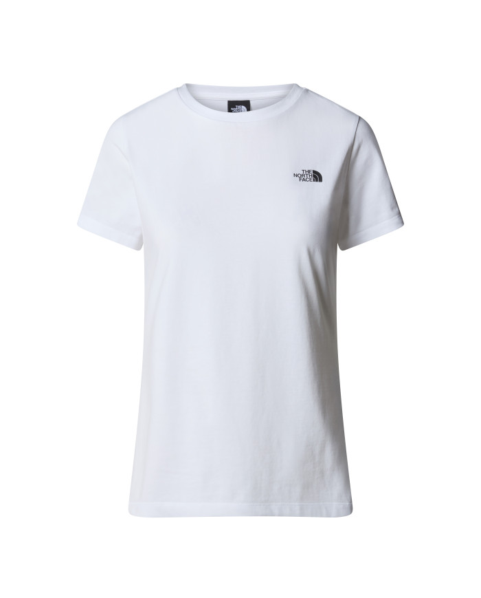 The North Face Damski T-shirt W S/s Simple Dome Slim Biały | Oficjalny sklep | Monotox