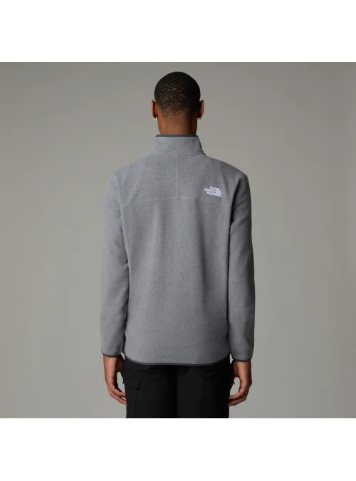 The North Face Męska Bluza M 100 Glac 1/4 Zip Szary