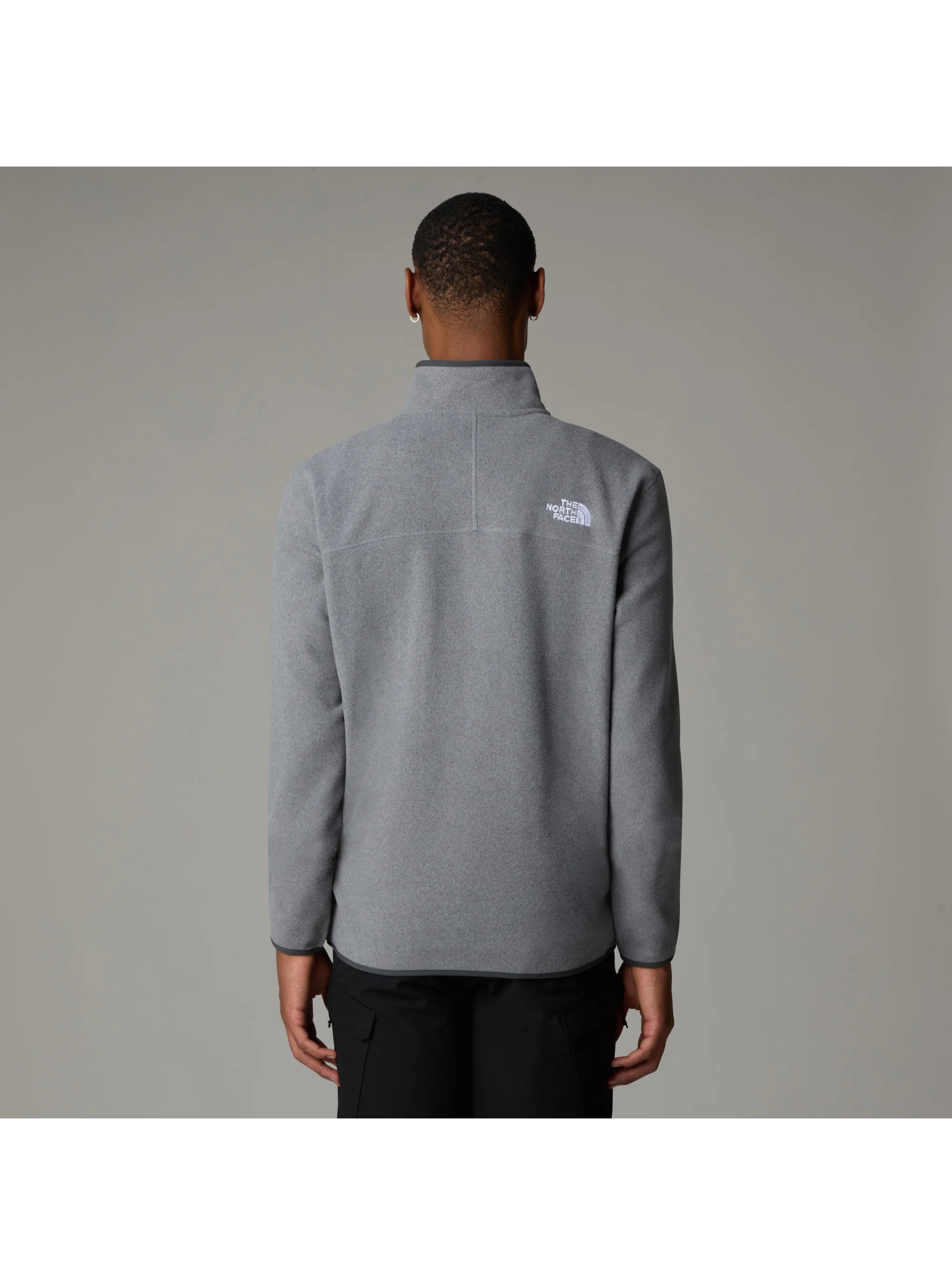 The North Face Męska Bluza M 100 Glac 1/4 Zip Szary