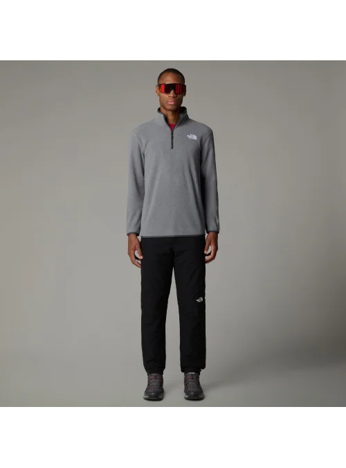 The North Face Męska Bluza M 100 Glac 1/4 Zip Szary