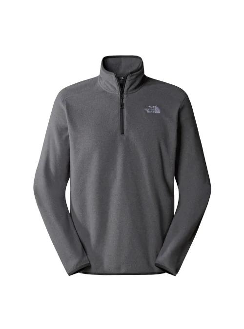The North Face Męska Bluza M 100 Glac 1/4 Zip Szary