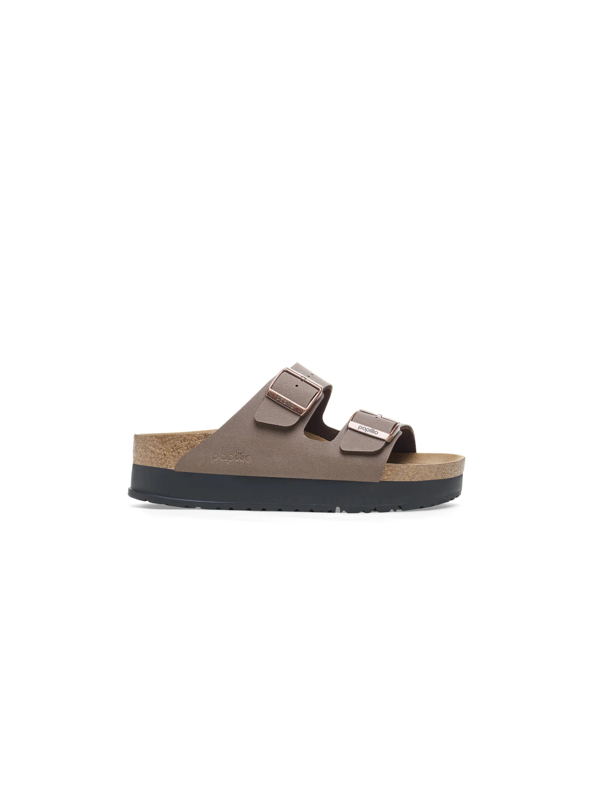 Birkenstock Damskie Klapki Arizona Flex Platform Modne - Brązowe