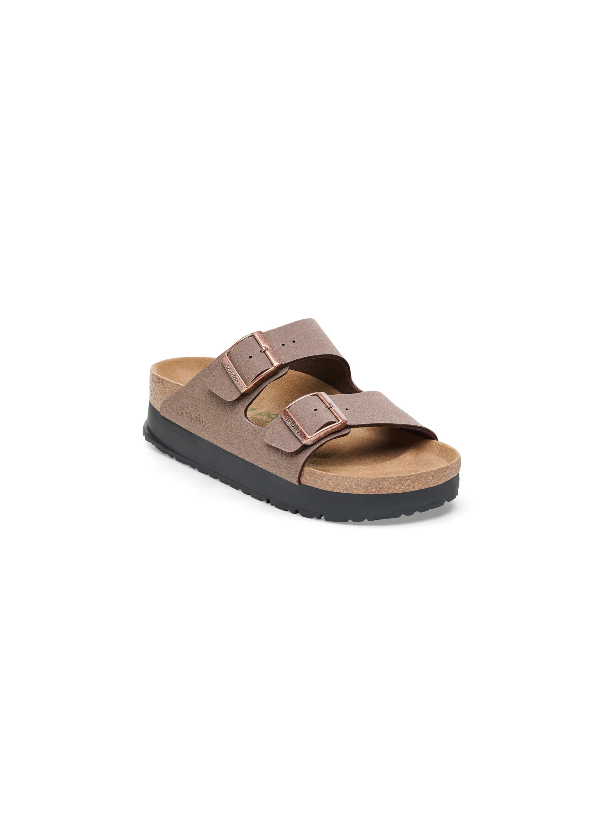 Birkenstock Damskie Klapki Arizona Flex Platform Modne - Brązowe