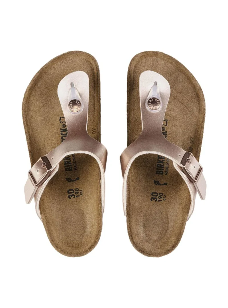 Birkenstock Junior Klapki Gizeh Kids Dziecięce - Różowe