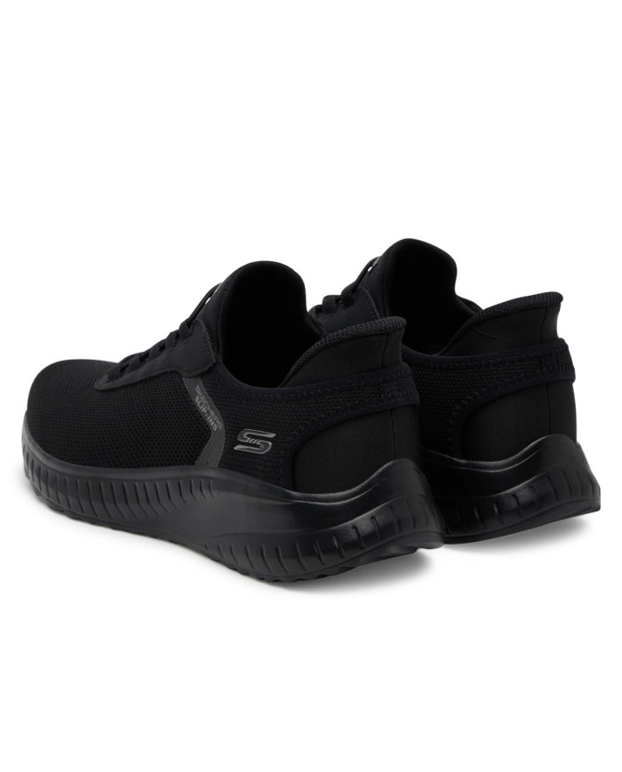 Skechers Męskie Sneakersy Bobs Squad Chaos Tough Walk Wygodne - Czarne