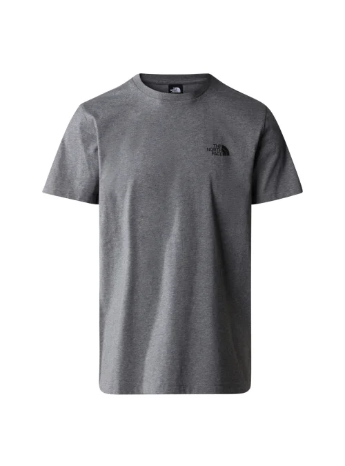 The North Face Męski T-shirt M SS Simple Dome Tee TNFmedium Szary