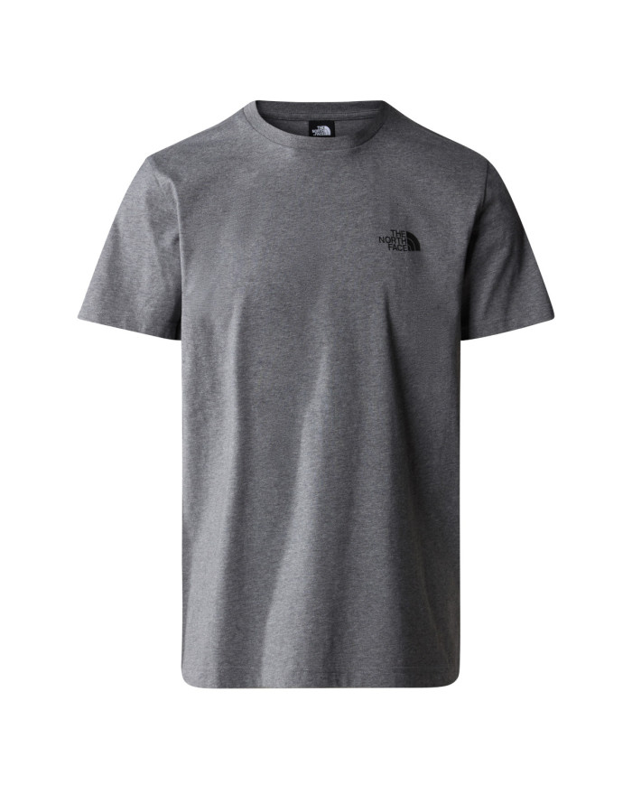 The North Face Męski T-shirt M SS Simple Dome Tee TNFmedium Szary