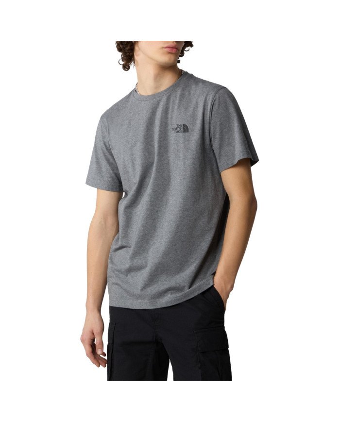 The North Face Męski T-shirt M SS Simple Dome Tee TNFmedium Szary