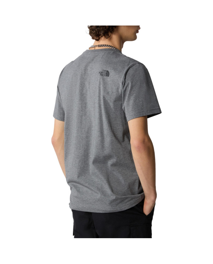 The North Face Męski T-shirt M SS Simple Dome Tee TNFmedium Szary