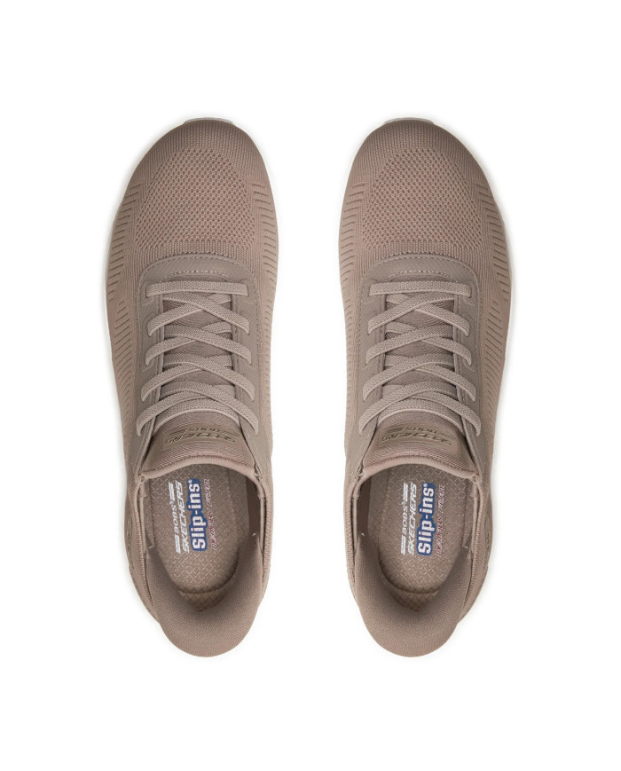 Skechers Bobs Squad Beżowe Sneakersy Damskie – Kup Online