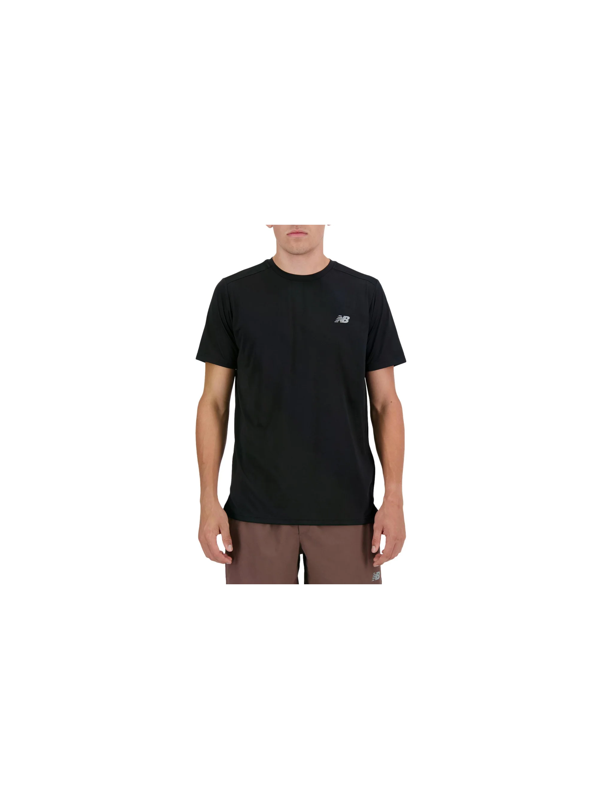 New Balance S/S NEW BALANCE RUN T-SHIR BK MT41222BK